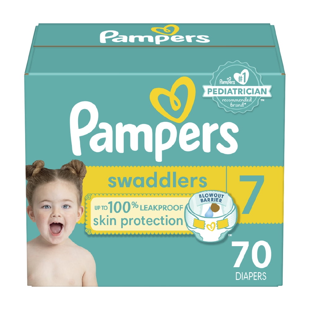 Pampers Swaddlers Diapers Size 7 70 ct