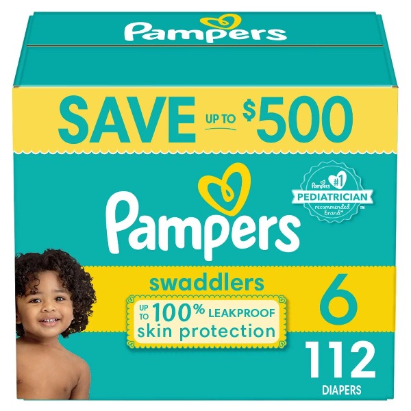 Pampers Swaddlers Diapers Size 6 112 ct