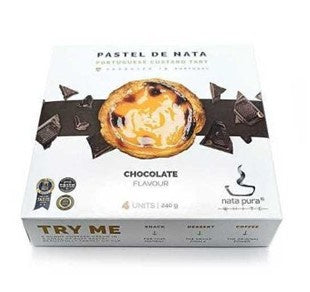 Pastel de Nata White Chocolate Custard Pastry 4 Ct