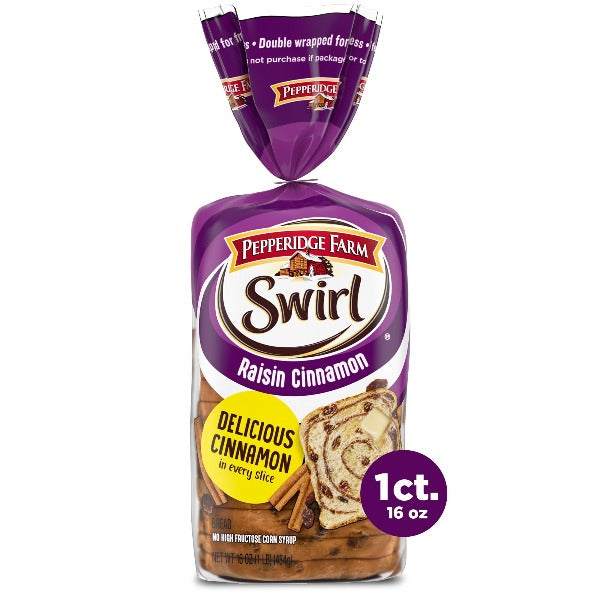 Pepperidge Farm Swirl Raisin Cinnamon Bread