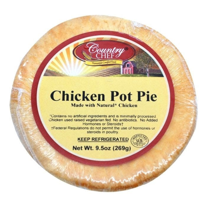 Country Chef Chicken Pot Pie 9.5 oz