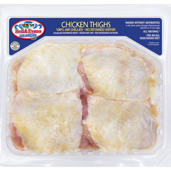 Bell & Evans Bone-In Skin-On Chicken Thighs