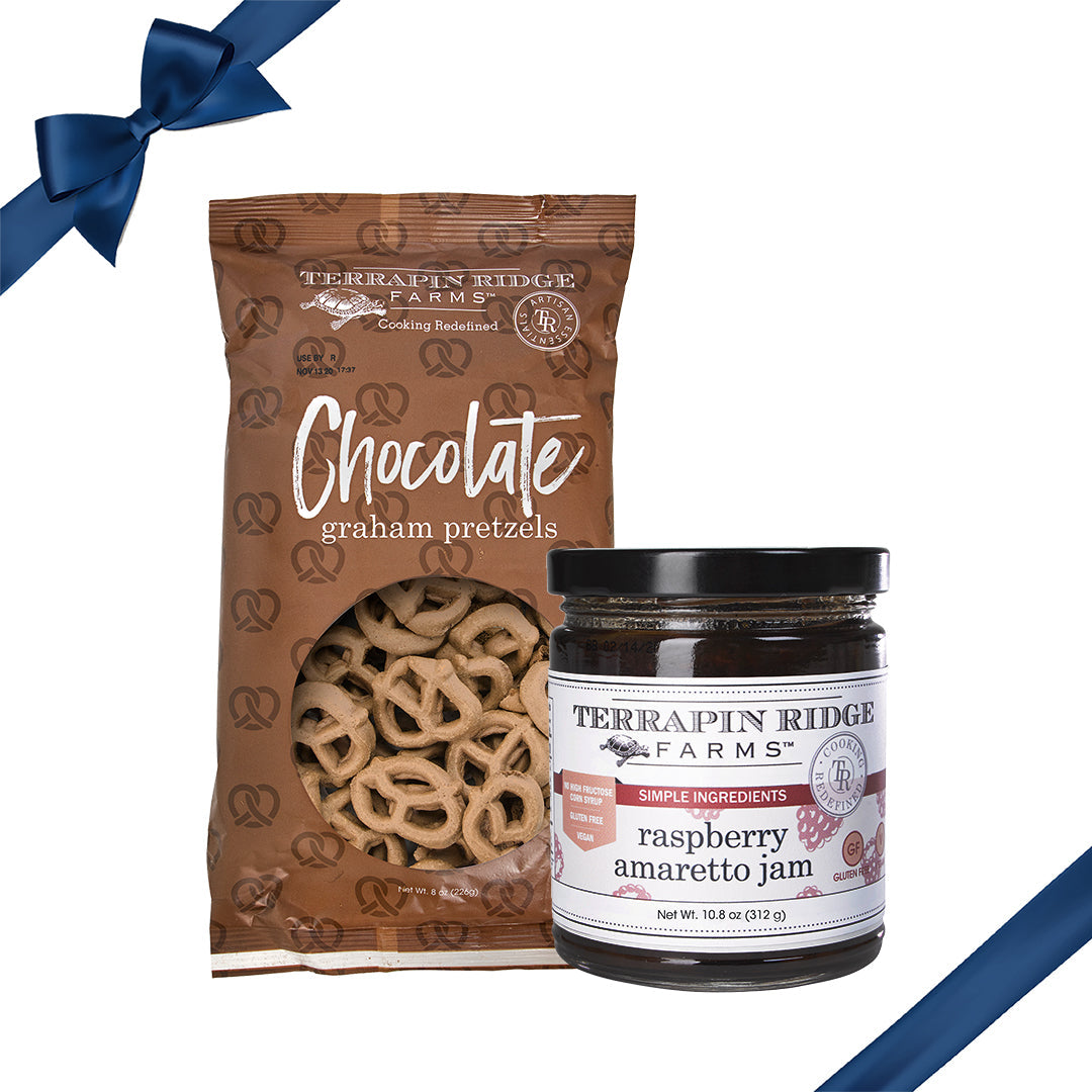 Terrapin Ridge Raspberry Amaretto & Chocolate Pretzel Gift Set