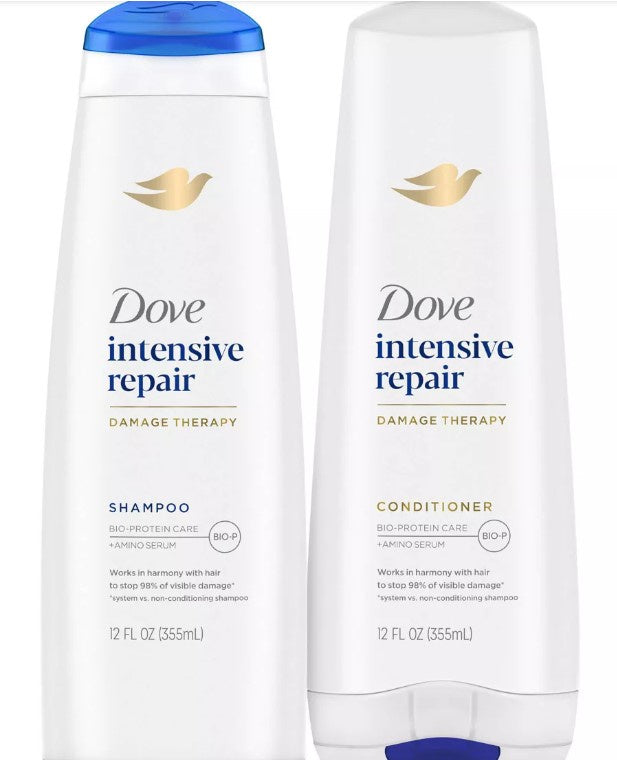 Dove Intensive Repair Shampoo & Conditioner Value Pack 12 oz each