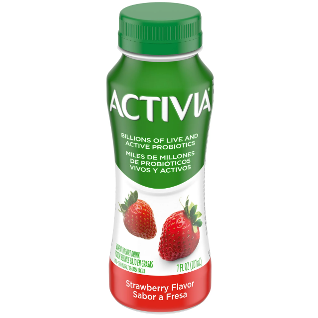 Dannon Activia Probiotic Strawberry Yogurt Drink  7 oz