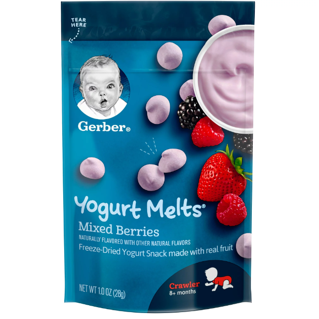 Gerber Yogurt Melts Mixed Berries 1 oz