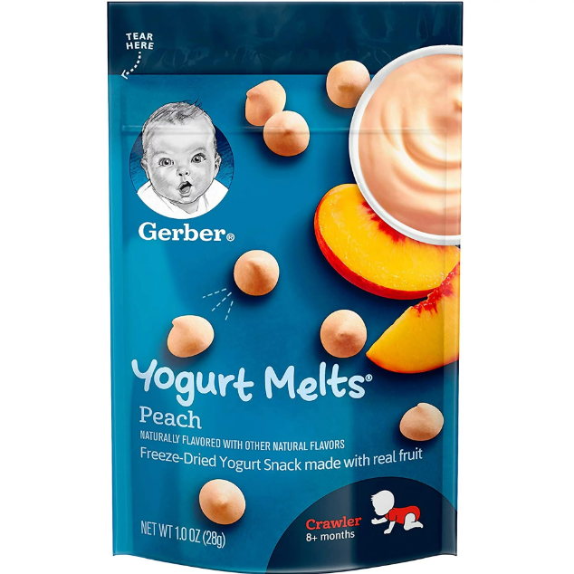 Gerber Yogurt Melts Peach 1 oz