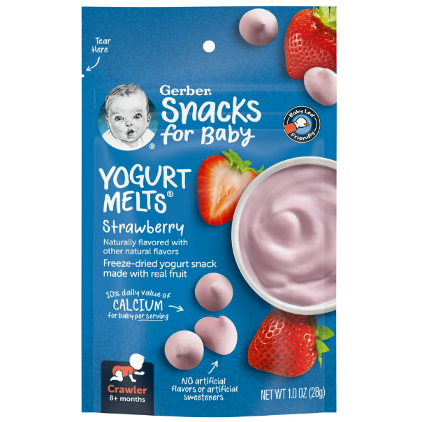 Gerber Yogurt Melts Strawberry 1 oz