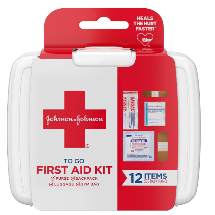 Johnson & Johnson First Aid Kit To Go