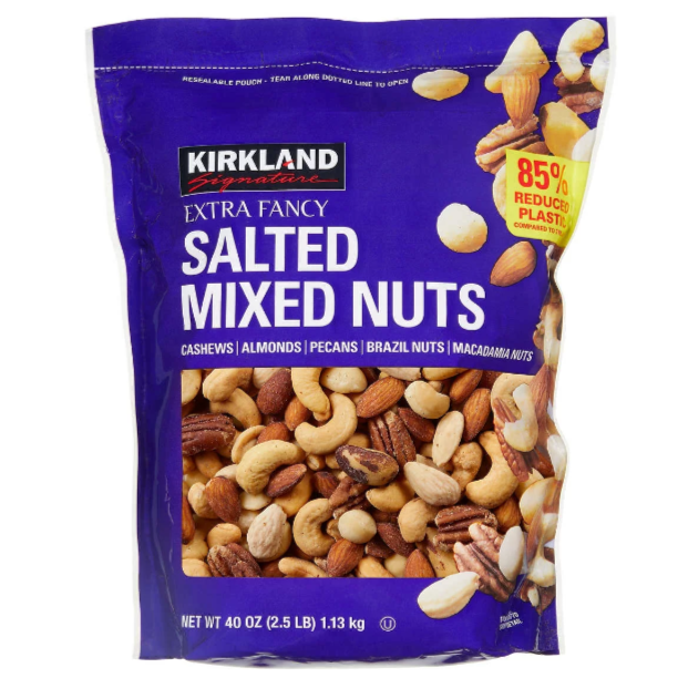 Kirkland Extra Fancy Mixed Nuts Salted 40 oz