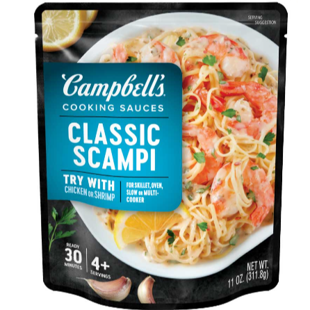 Campbell's Skillet Sauce Shrimp Scampi  11 oz