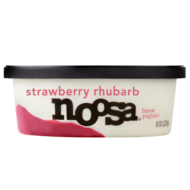 Noosa Strawberry Rhubarb Yogurt  8 oz