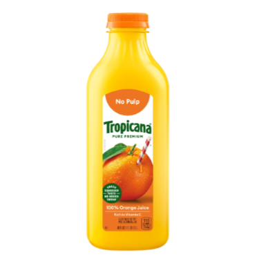 Tropicana Orange Juice Original No Pulp 46 oz