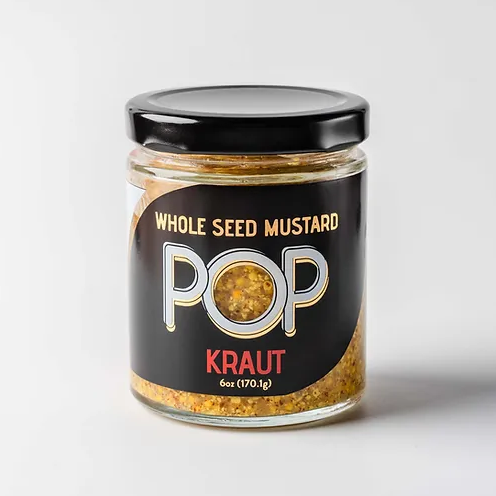 POP Whole Seed Mustard Kraut 6 oz