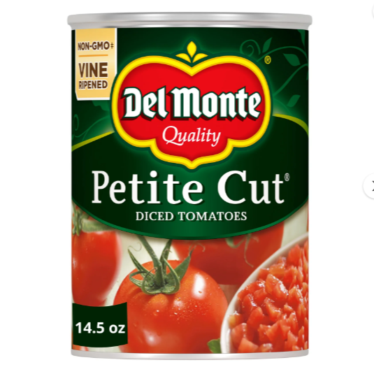 Del Monte Petite Cut Diced Tomatoes  14.5 oz