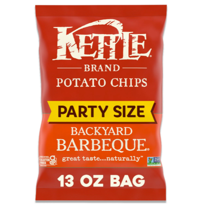 Kettle Backyard BBQ Potato Chips Party Size 13 oz