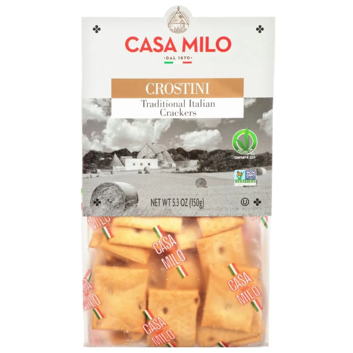 Casa Milo Traditional Crostini Crackers  5.29 oz