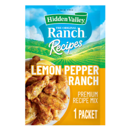 Hidden Valley Ranch Lemon Pepper Seasoning Mix  1 oz