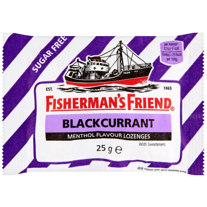 Fisherman's Friend Black Currant  Lozenges 20 ct