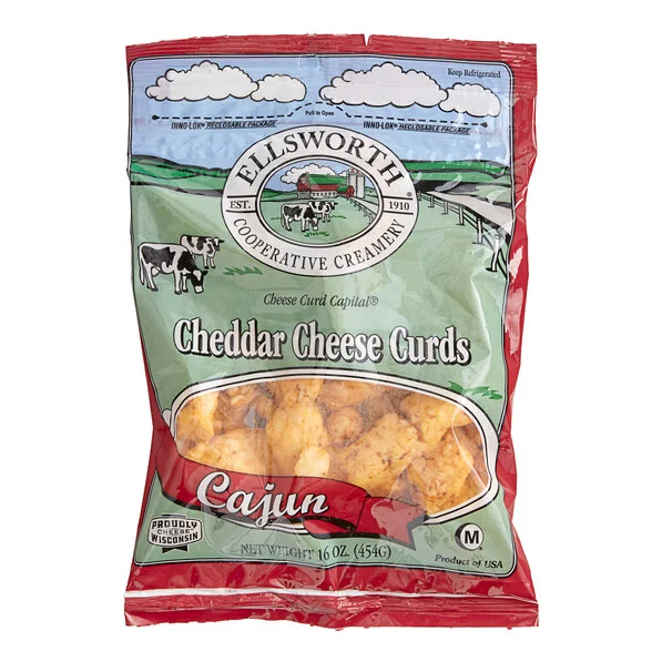 Ellsworth Cajun Cheddar Cheese Curds 16 oz