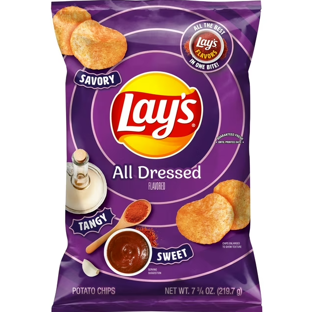 Lay's All Dressed Potato Chips 7.75 oz