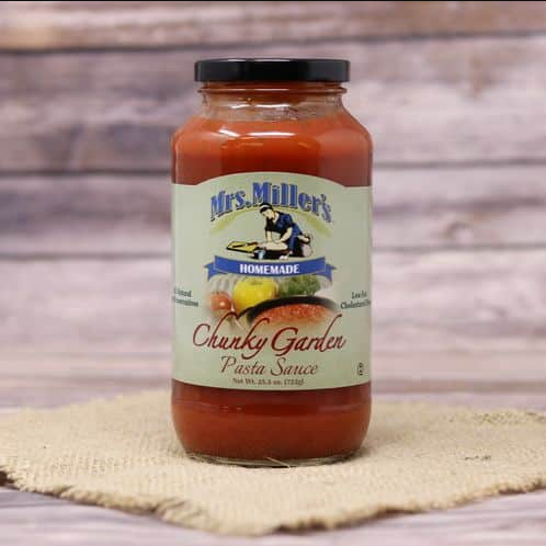 Mrs. Miller's Chunky Garden Pasta Sauce 24 oz