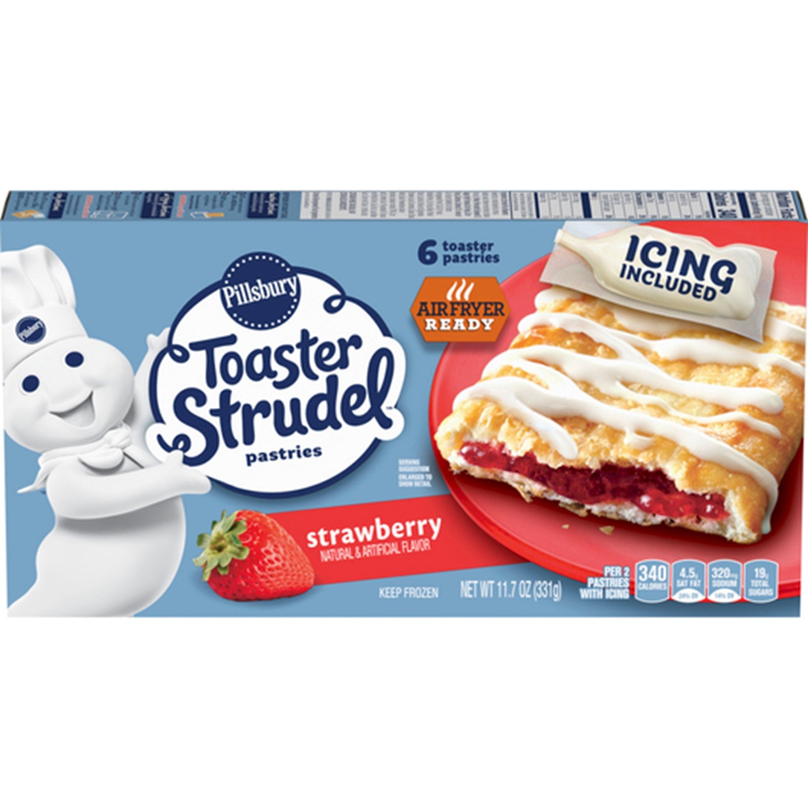 Pillsbury Toaster Strudel Strawberry 11.7 oz