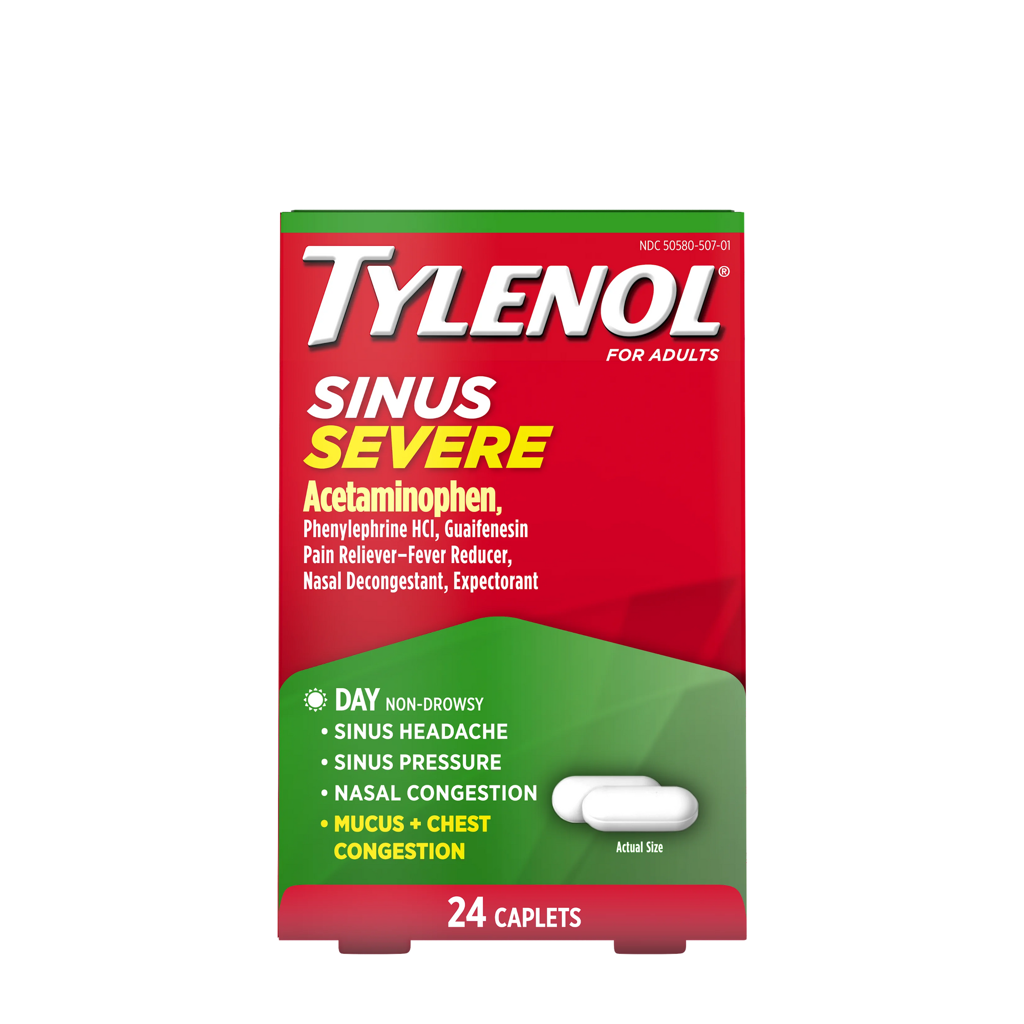 Tylenol Sinus Severe Acetaminophen 24 ct