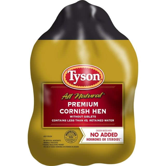 Frozen Tyson Premium Cornish Hen 16 oz