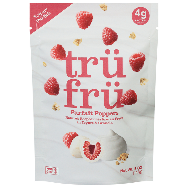 Tru Fru Raspberries Yogurt Parfait Poppers  5 oz