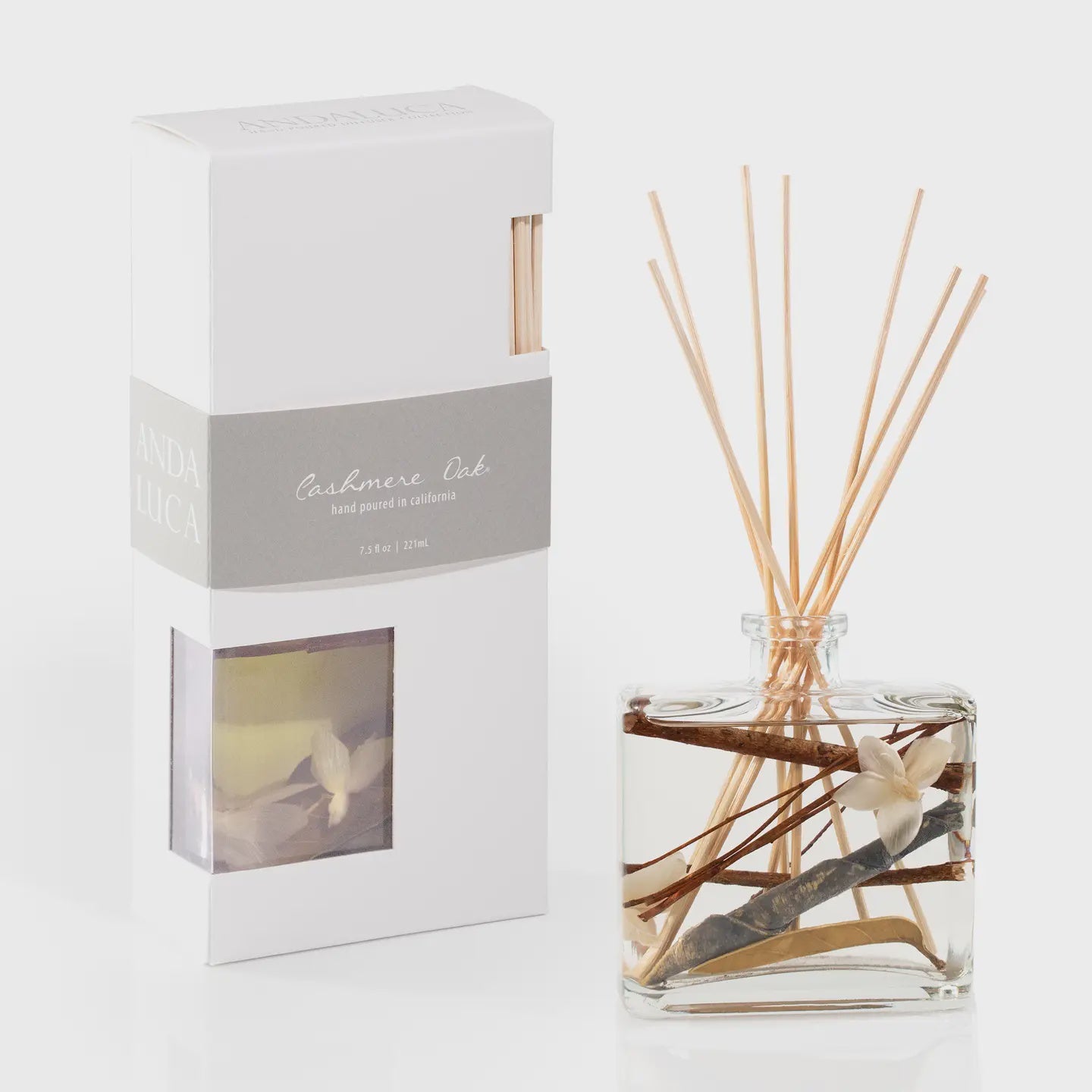 Andaluca Cashmere Oak Botanical Reed Diffuser