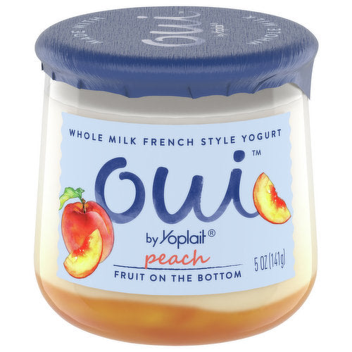 Oui Peach French Style Yogurt 5 oz