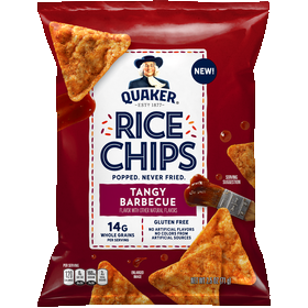 Quaker Rice Chips Tangy Barbeque  2.5 oz