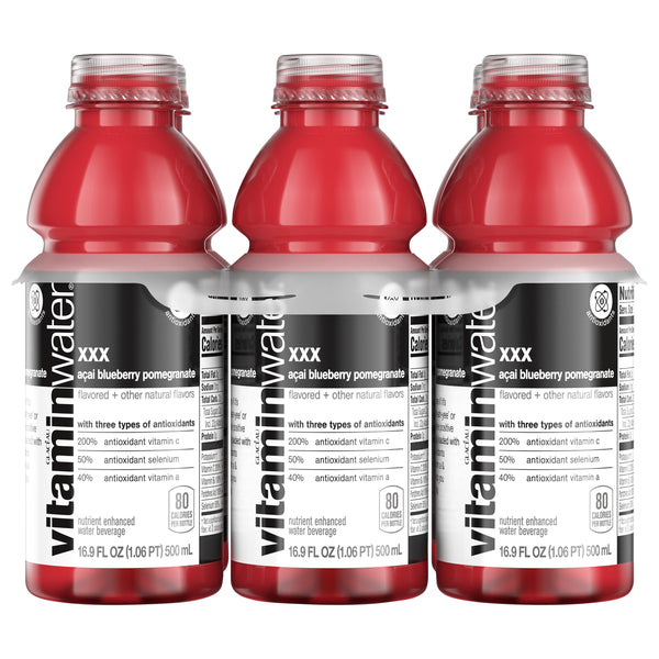 Vitamin Water Acai Blueberry Pomegranate 16.9 oz 6 ct