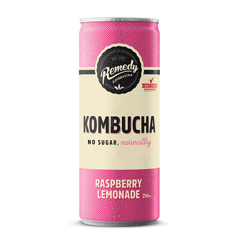 Remedy Kombucha No Sugar Raspberry Lemonade 11 oz