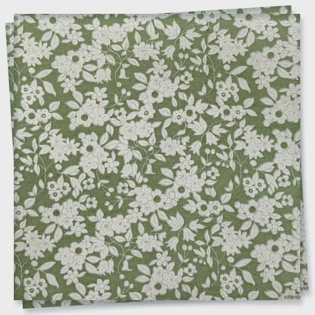 Trendy Table Liberty Olive Dinner Napkins 20 ct