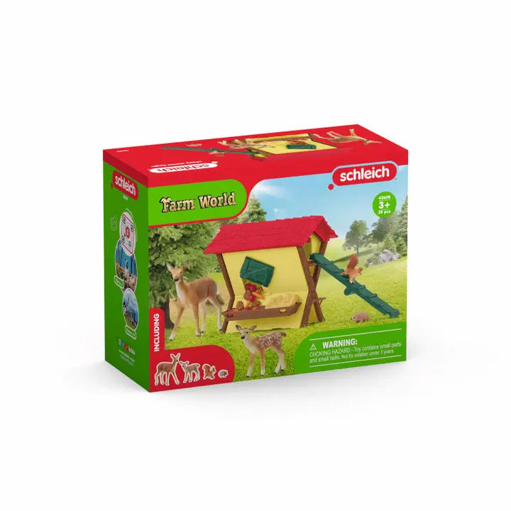 Schleich Feeding the Forest Animals Playset