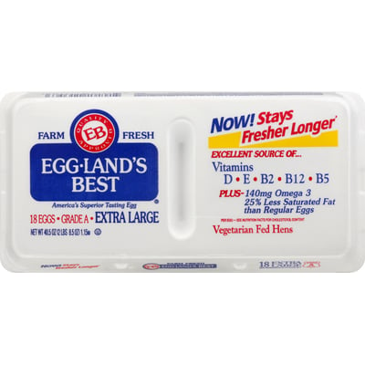 Eggland's Best Extra Large Eggs 1.5 dozen