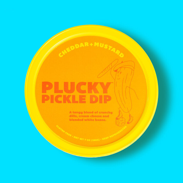 Plucky Pickle Dip Cheddar & Mustard 7 oz