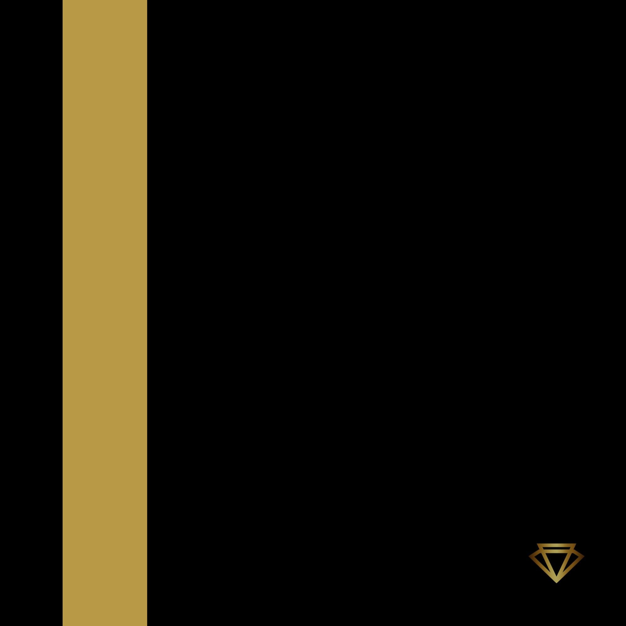 Jade Paper Placemat  Classic Collection Black Gold Band 12x12  25 ct