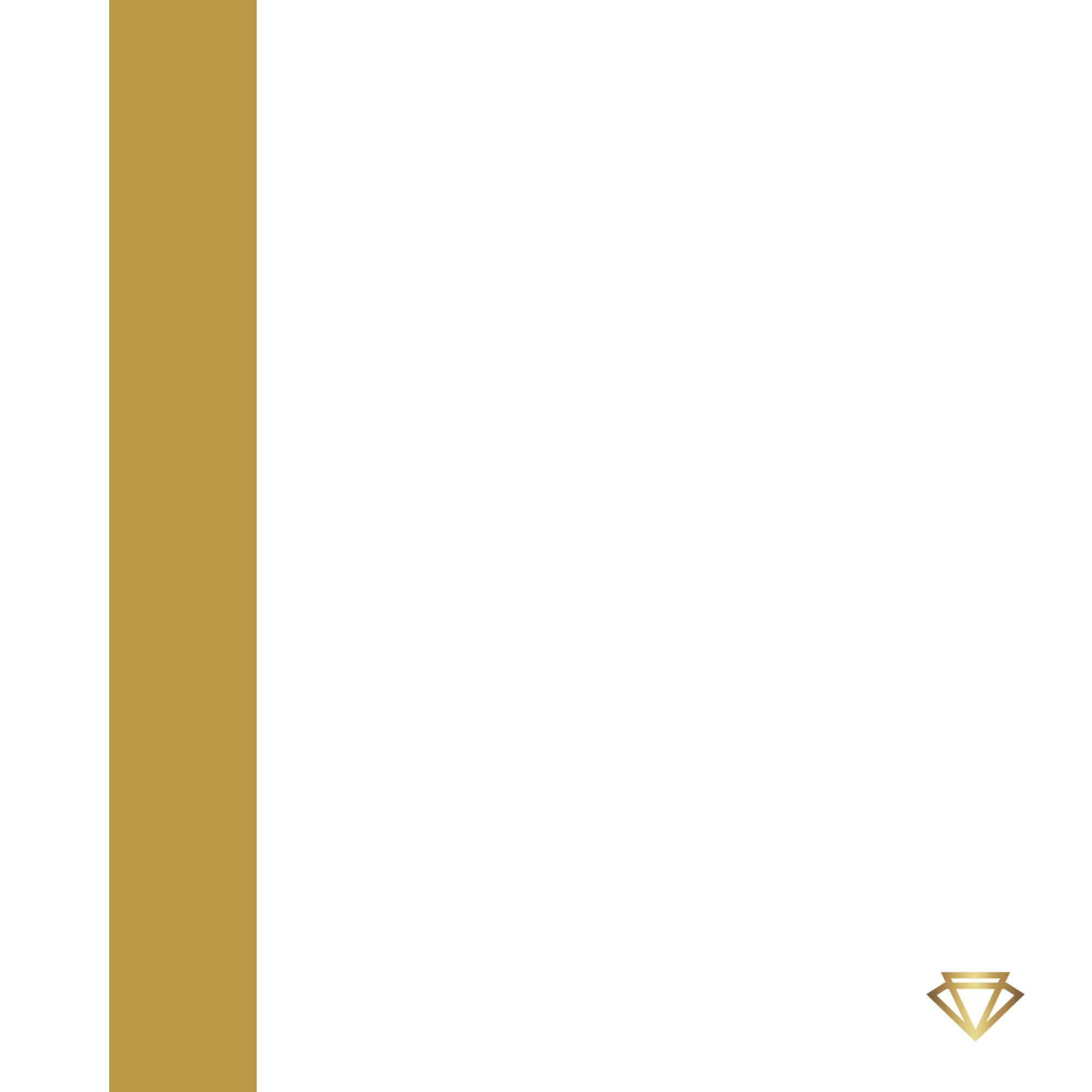 Jade Paper Placemat Classic Collection White Gold Band 12x12  25 ct
