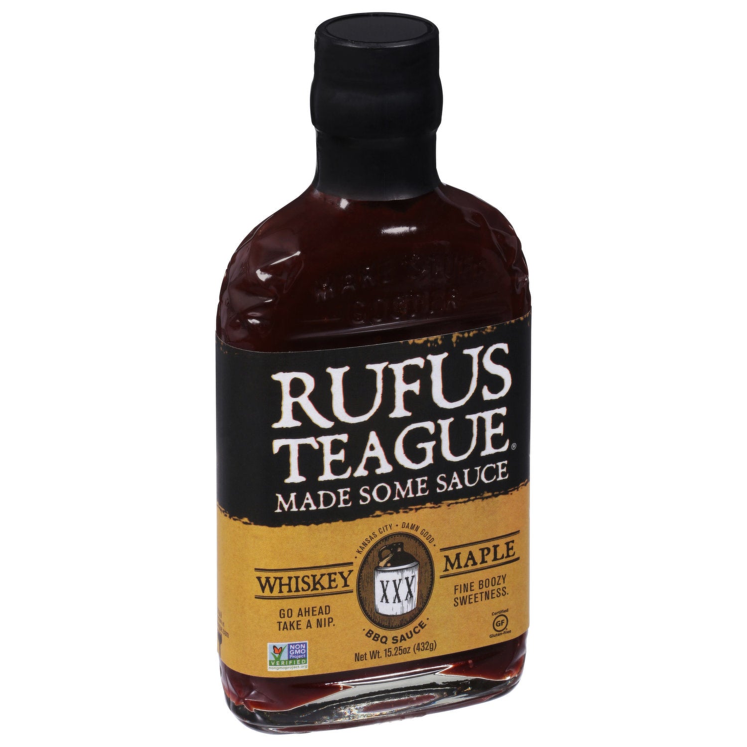 Rufus Teague Whiskey Maple BBQ Sauce  15.25 oz