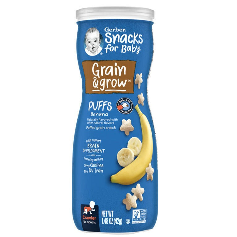 Gerber Snacks Puffs Banana 1.48 oz