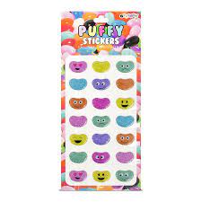 Puffy Stickers Jellybean