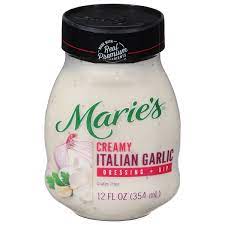 Marie's Creamy Italian Garlic Dressing 12 oz