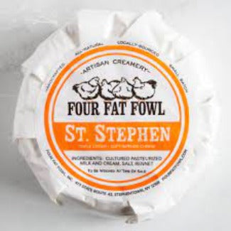 Four Fat Fowl St. Stephen Triple Cream Cheese 9 oz Wheel