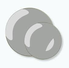 Luxe Round Gray Gold Plastic Plates 10 ct