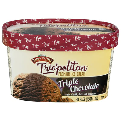 Turkey Hill Trio'politan Triple Chocolate 48 oz