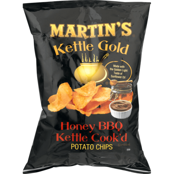 Martin's Kettle Gold Honey BBQ Potato Chips 8 oz