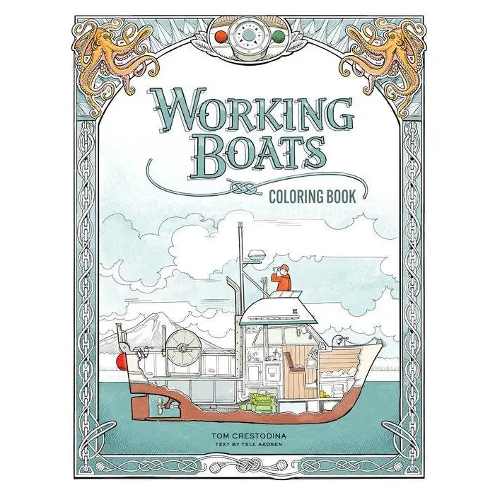 Working Boats Coloring Book